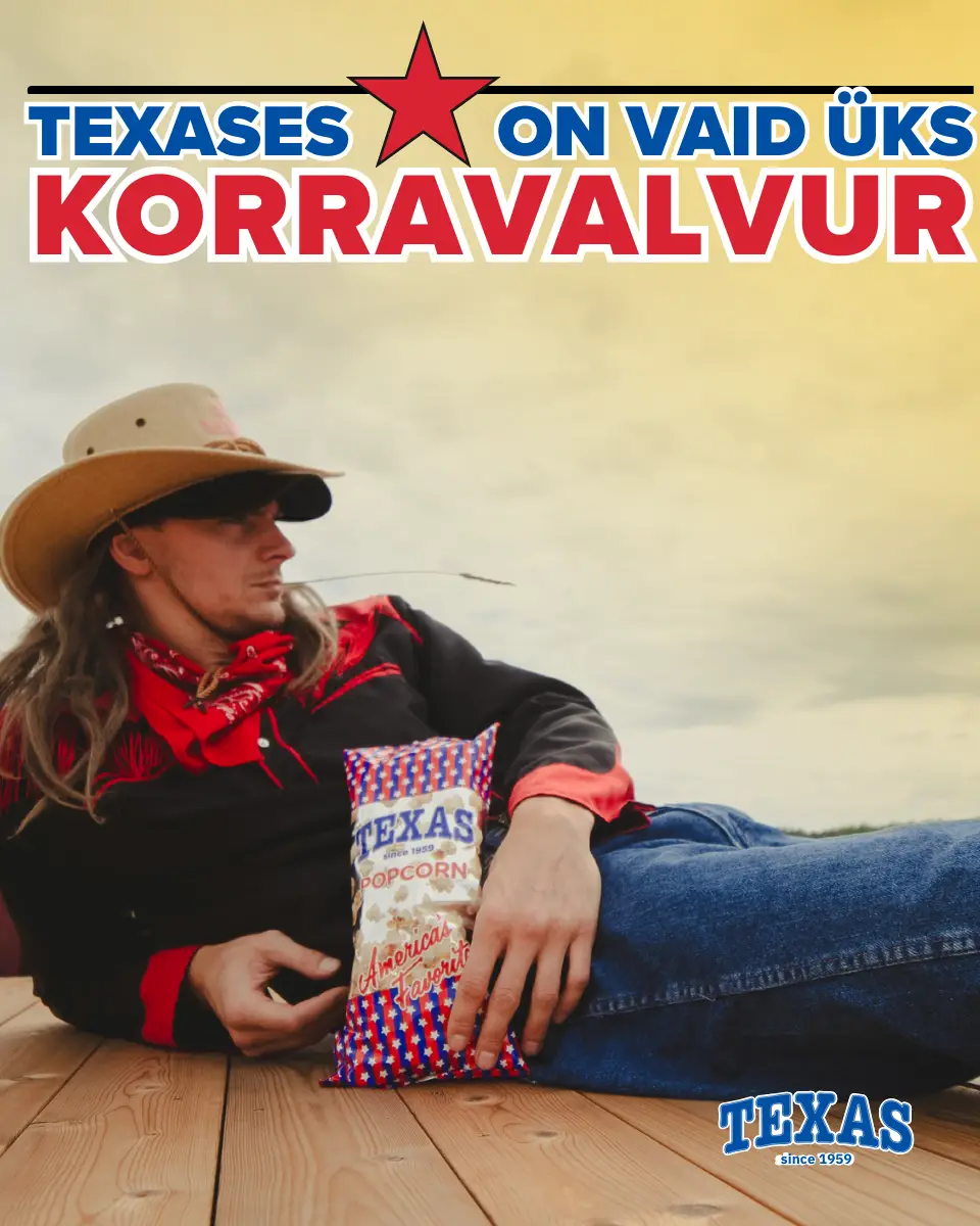 Balsnack Texas popcorn korravalvur v2