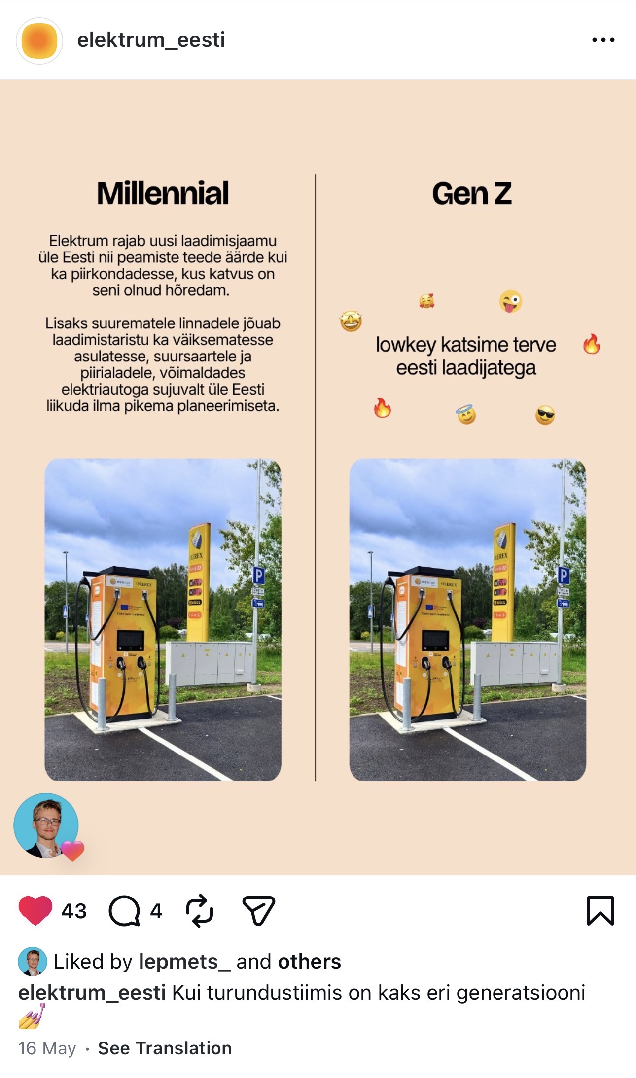 Elektrum Millenial vs Gen z sotsiaalmeedia